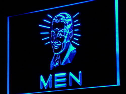 MEN Toilet Vintage Display Decor Neon Light Sign